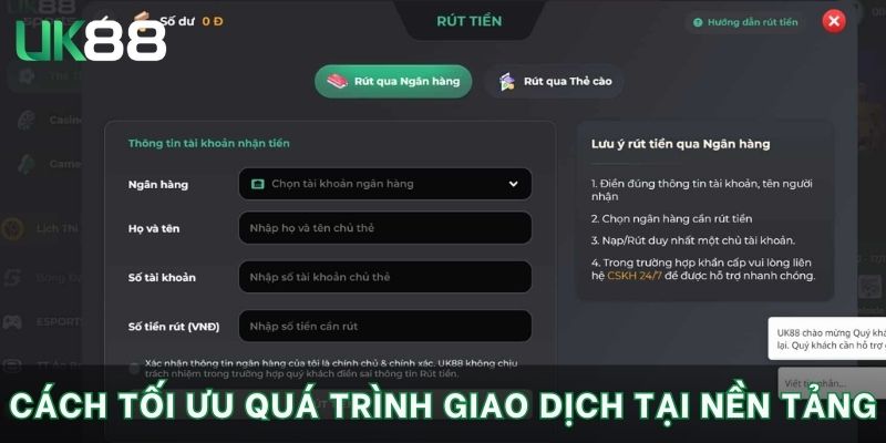 Trang chủ 9 Cách tối ưu quá trình giao dịch tại nền tảng